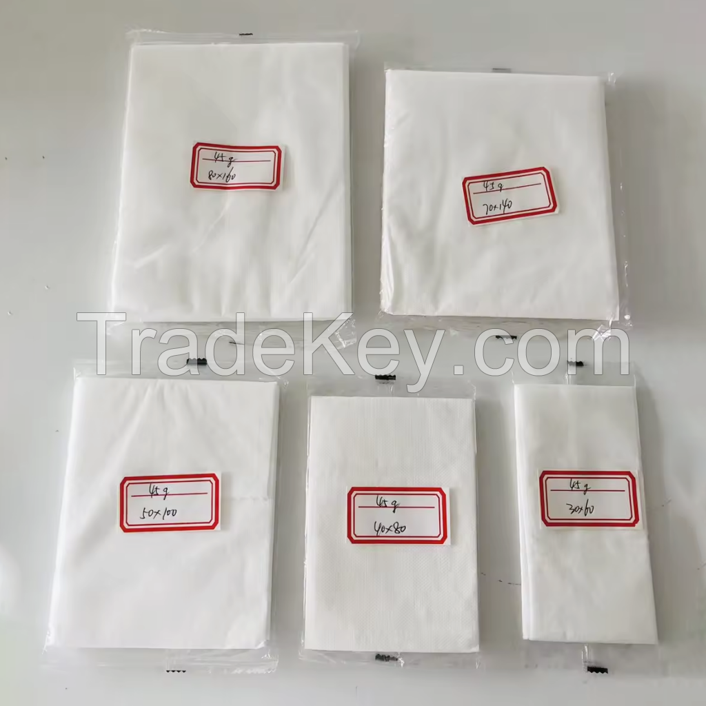 White Black Disposable Towel