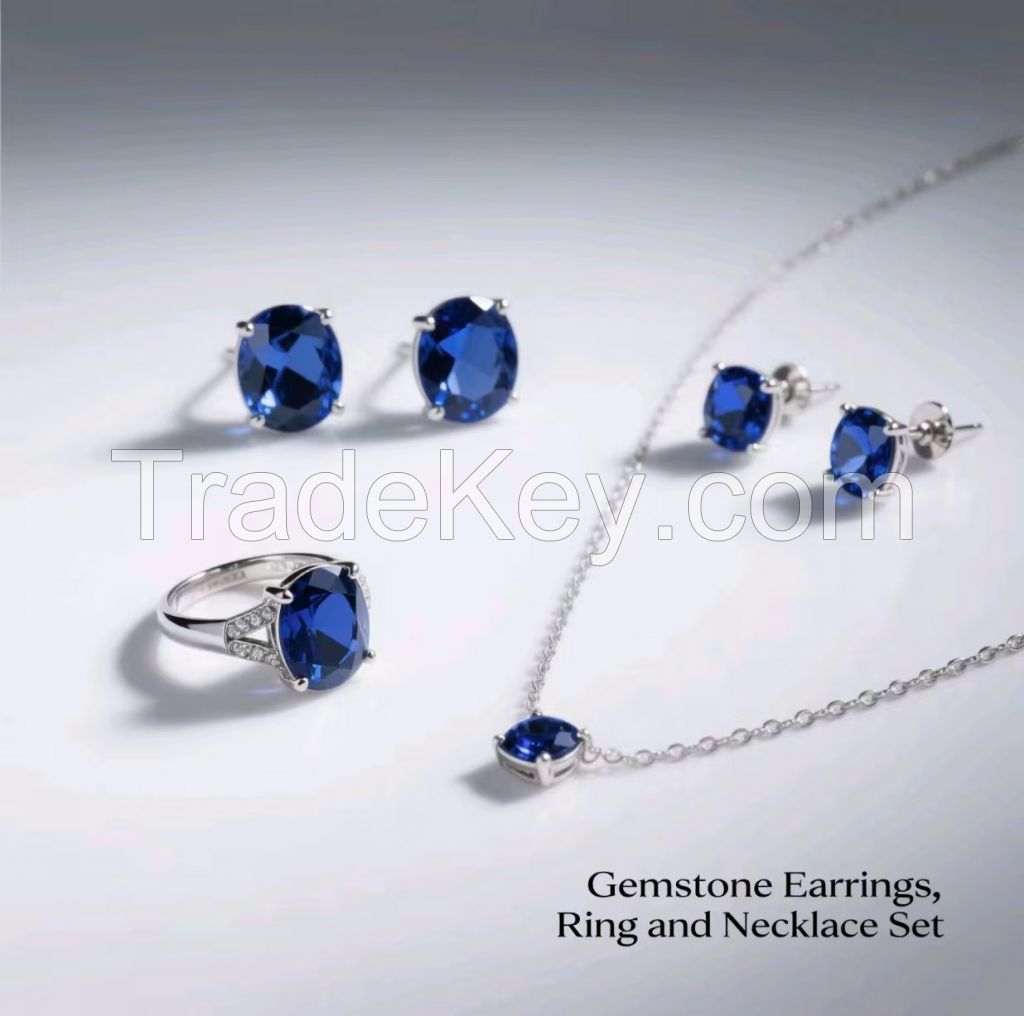 Gorgeous Gleam Set Gemstone Jewelry Set