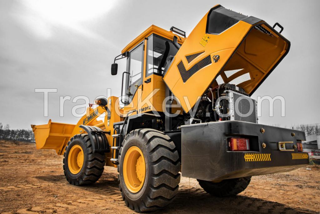 Factory Price FMAN 1t Small Wheel Loader FM912 for Sale
