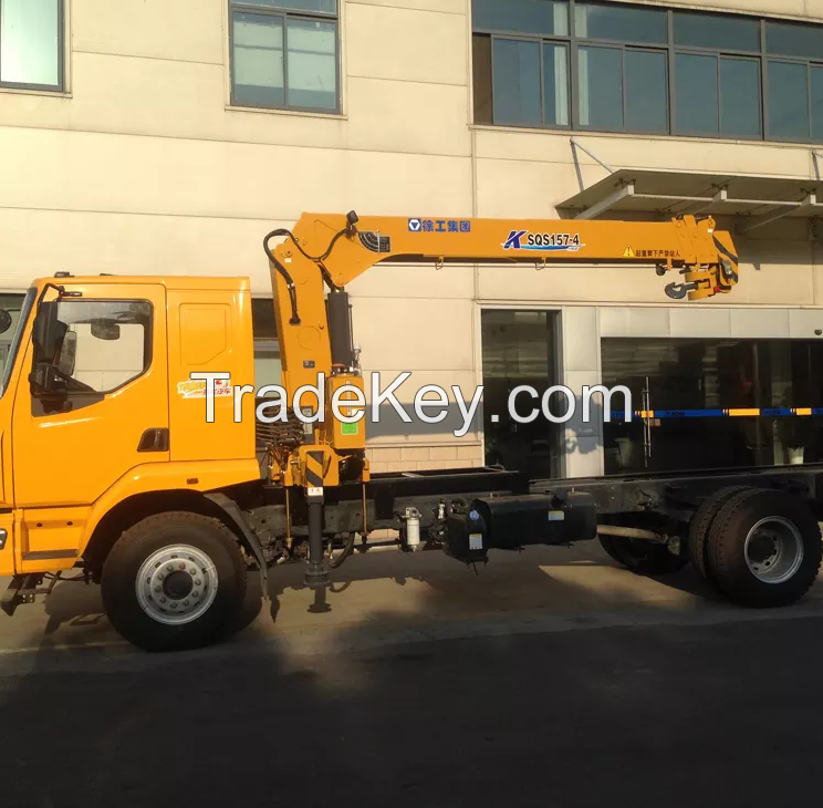 Official Brand XCM-G Truck Mounted Crane SQS100-4 4Ton Telescoping Boom for Sale