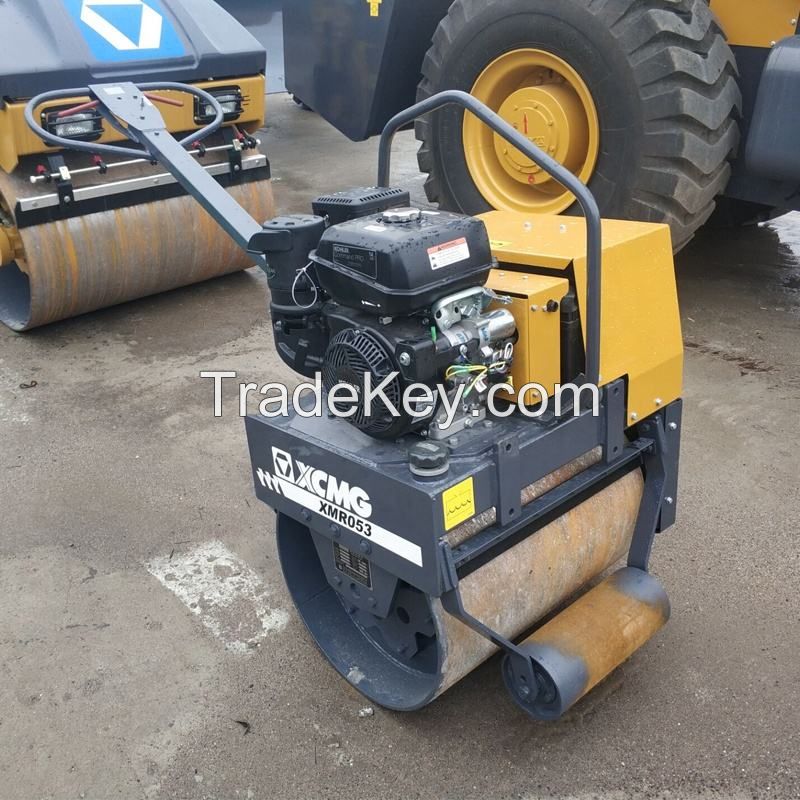 Factory Price XMR053 Walk Behind Doubl Drum Vibratory Road Roller Compactor