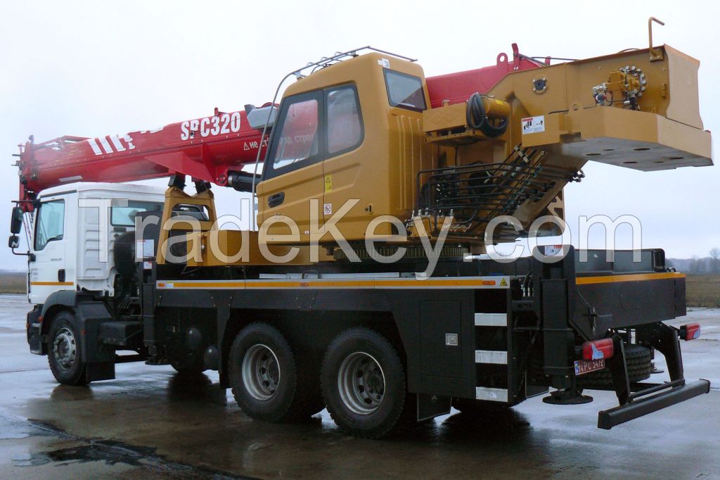 25ton SPC250 Telescoping Boom Truck Mounted Crane for Sale