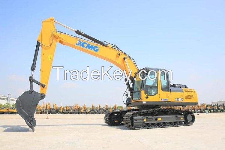 Chinese Top Brand XCM G XE215DA 20 Ton 1cbm Bucket Track Chain Excavator