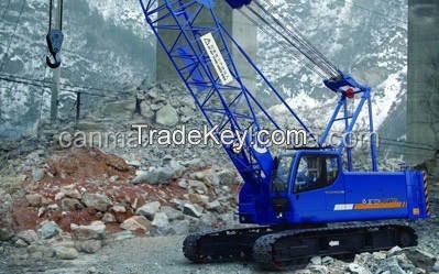 55 Ton Full Boom XGC55 Quy50 Crawler Crane Low Price for Sale