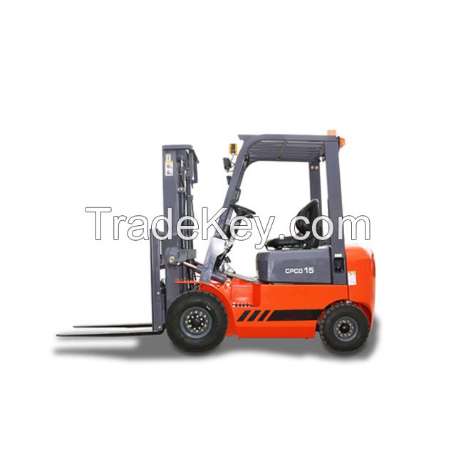 High Quality CPCD10 Used 1 Ton Forklift for Sale in Shanghai with Spare Parts