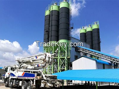 Mixing Plant HZS180R(Belt) 180m3/h Zoomlion High Quality for Sale