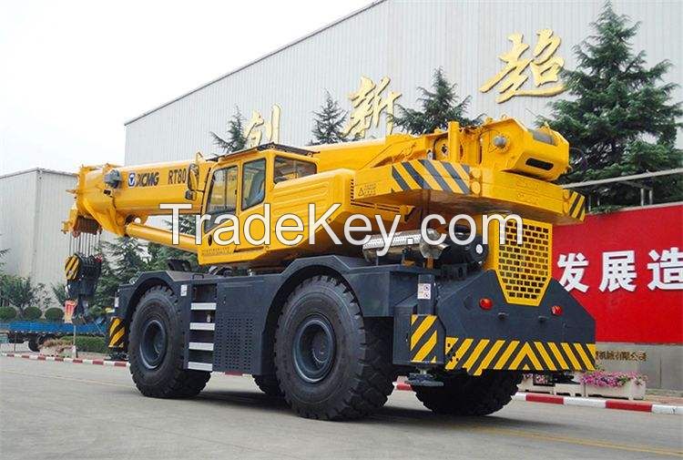 80 Ton XCM G RT80 Rough Terrain Mobile Crane Truck for Sale