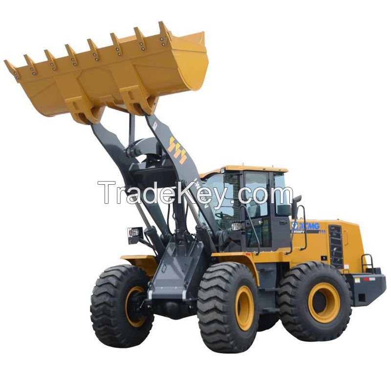 Chinese Wheel Loader LW500FV with Grasping Grass for Sale; Mini Backhoe Loader for Sale