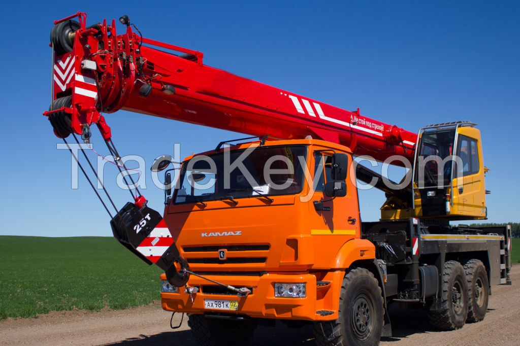 25ton SPC250 Telescoping Boom Truck Mounted Crane for Sale