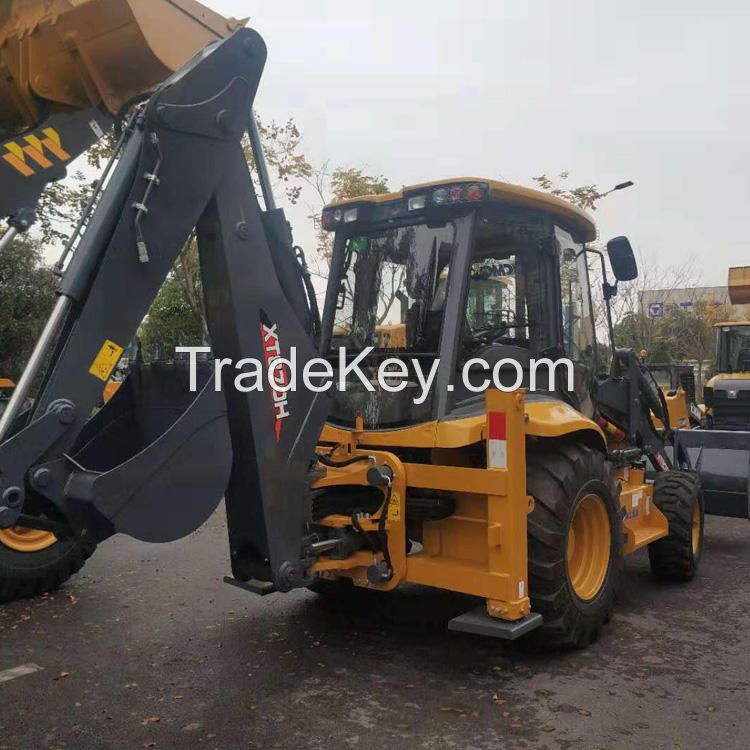 3 Ton Multifunctional Backhoe Loader XT870 Chinese Small Back Hoe Loader XT870H for Sale
