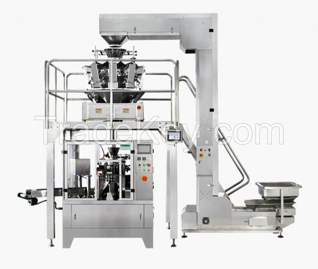Fully Automatic Cam/Servo Pre - made Bag Nuts, Snacks and Zipper - bag Packaging Machine; Dog Food Packaging Machine