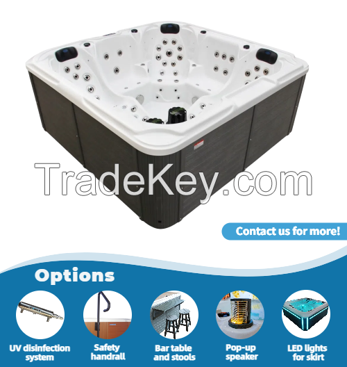 Best Quality Acrylic Balboa Outdoor Hot Tub Spa for 5 Person