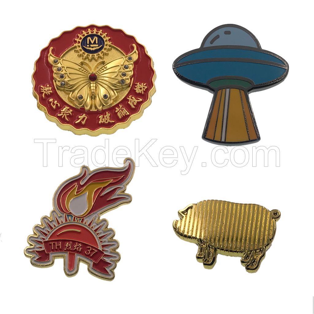 Customized metal badge, school emblem, company emblem, logo, commemorative coin, class emblem, badge, brooch, cartoon coin, nameplate, customized