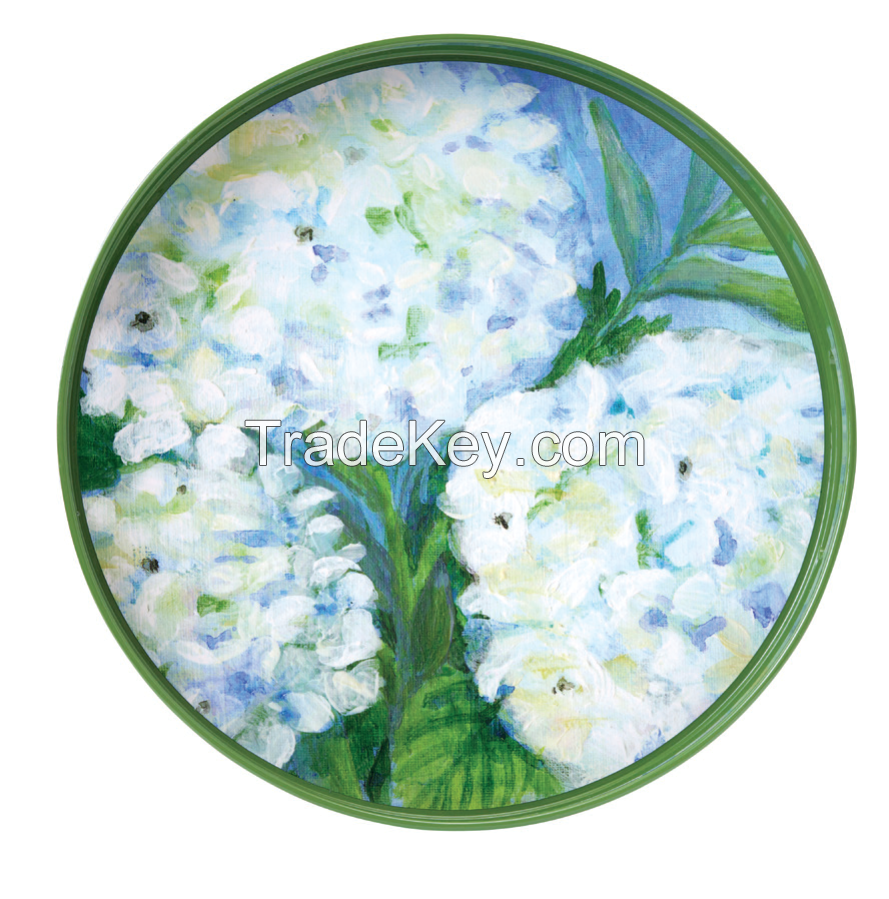 15 INCH ROUND TRAY FOOD SERVE TRAY FOR RESTAURANT HOTEL HOME PARTY