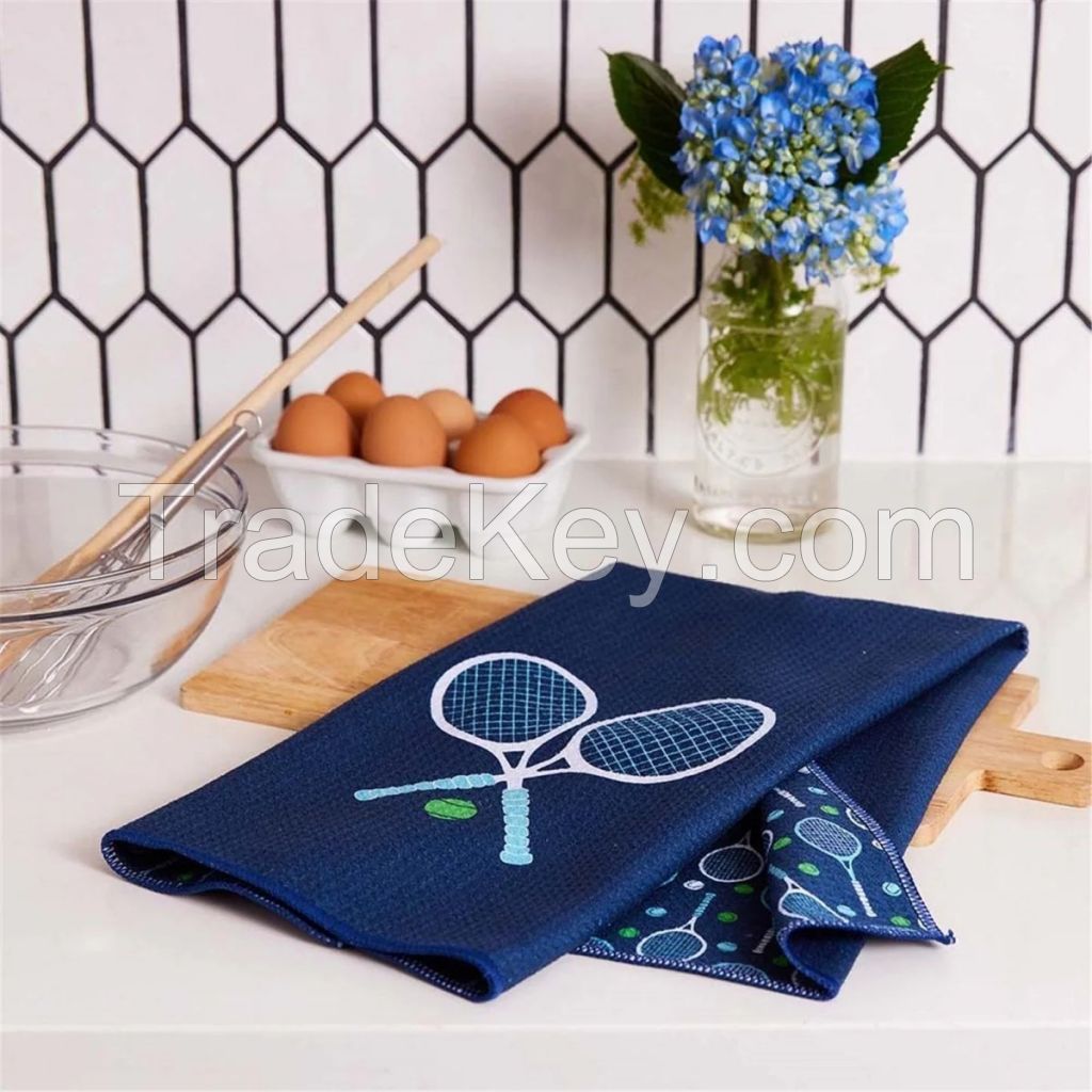 CUSTOM LOGO BATHROOM KITCHEN TEA HAND TOWEL