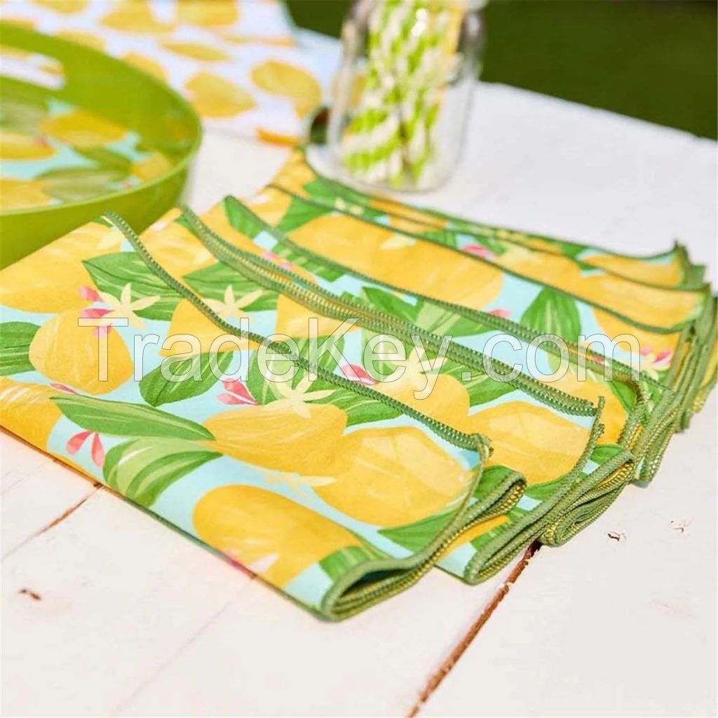 Luxury Foldable Square Handkerchief Decorative Party Napkin Cloth for Restaurant Hotel Banquet Wedding Party