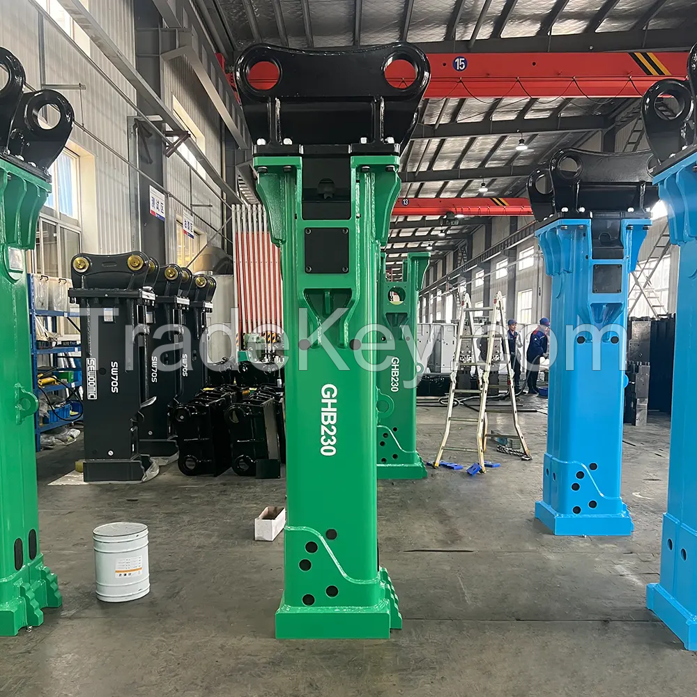 Full Hydraulic GHB230S Jack Hammer Excavator Digger Rock Hammer 28-35ton MSB MS700 MTB Hydraulic Rock Breaker Chisel for Sale