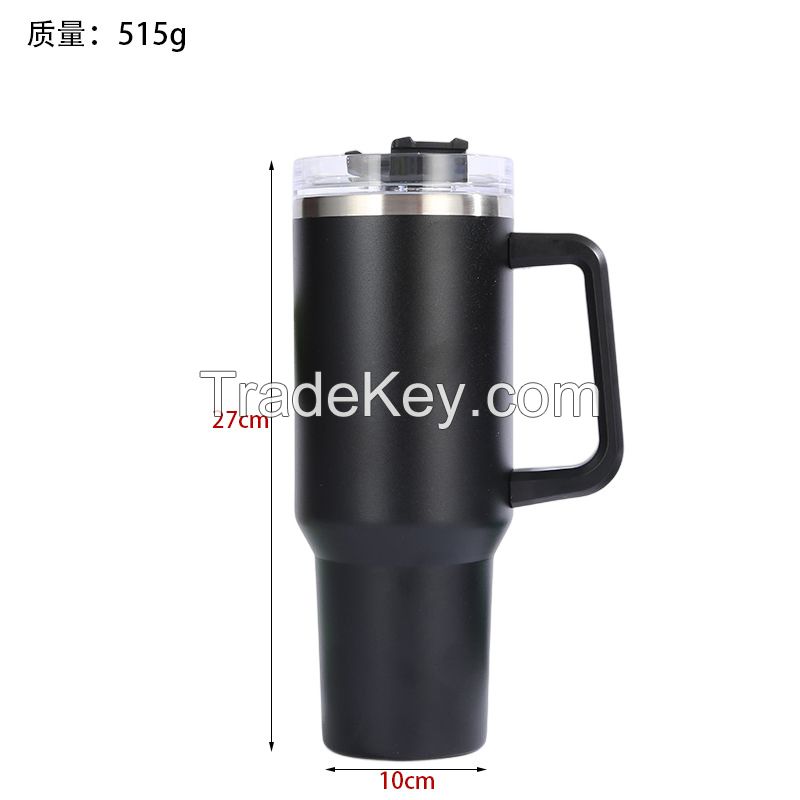 Hot Sale Portable 40oz Large Capacity Stainless Steel Thermos Custom Logo Thermal Flask for Iced and Cold Beverages Water Bottle
