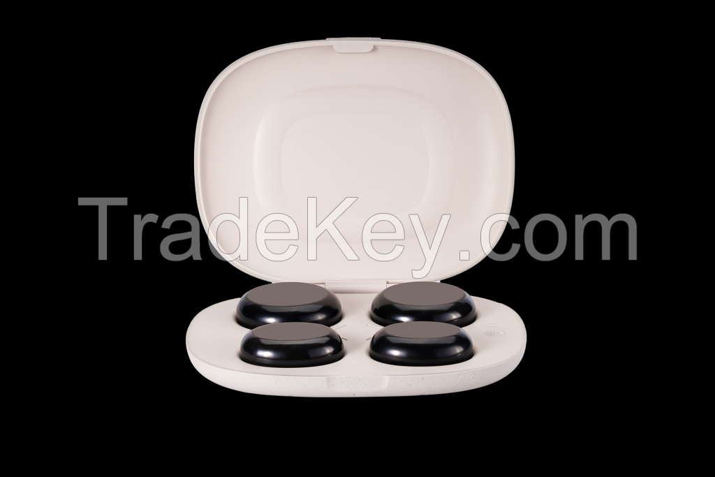 Obsidian Natural Stone Keep Healthy For Home Use And Travel For Massage Increase Emotion, Easy Use Simple Operation