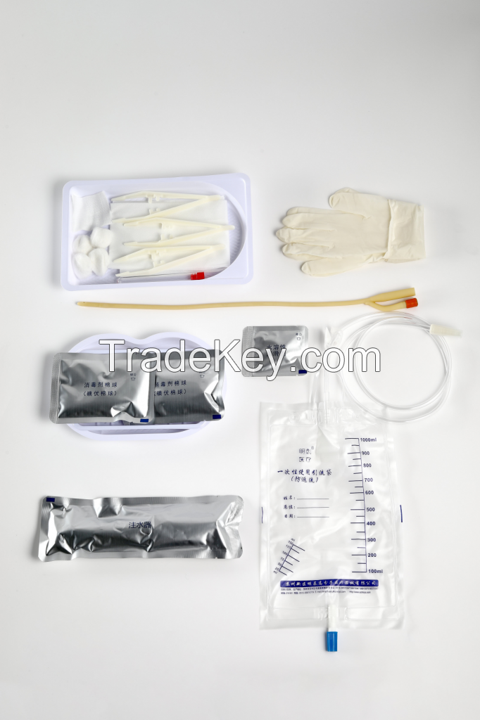 Disposable Urethral Set for Medical Use Latex Catheter Urethral Catheterization Kit EOS Disinfecting Type