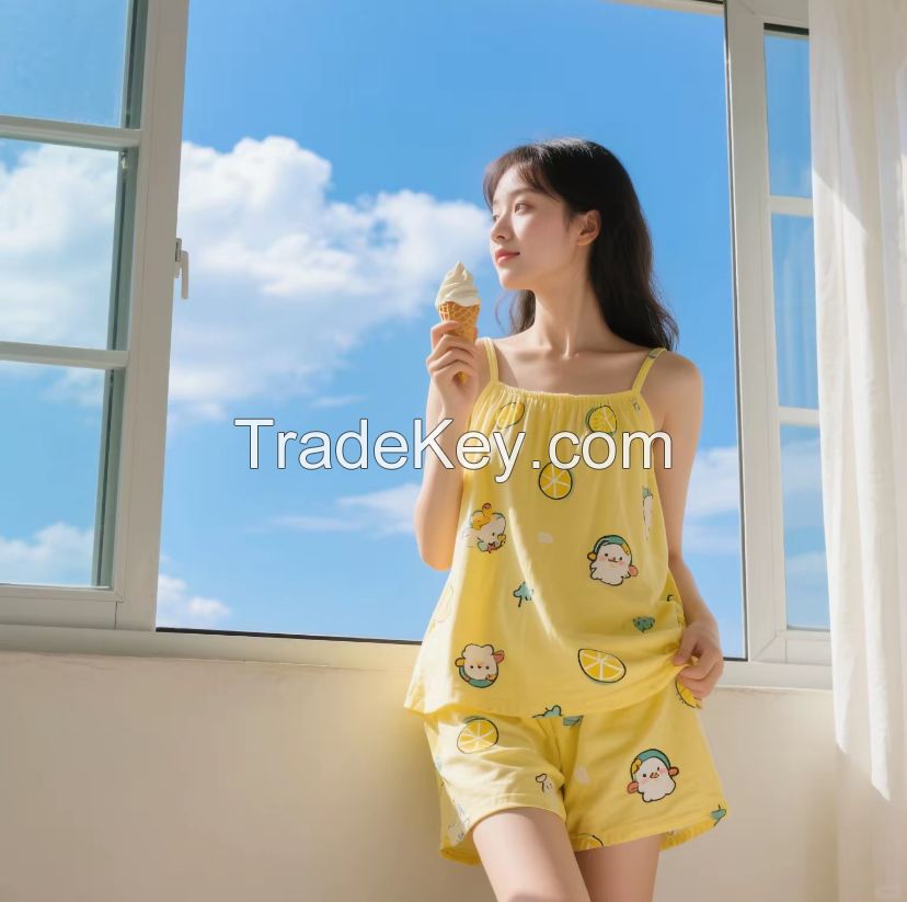 Silk Satin Cami + Shorts Two-Piece Set