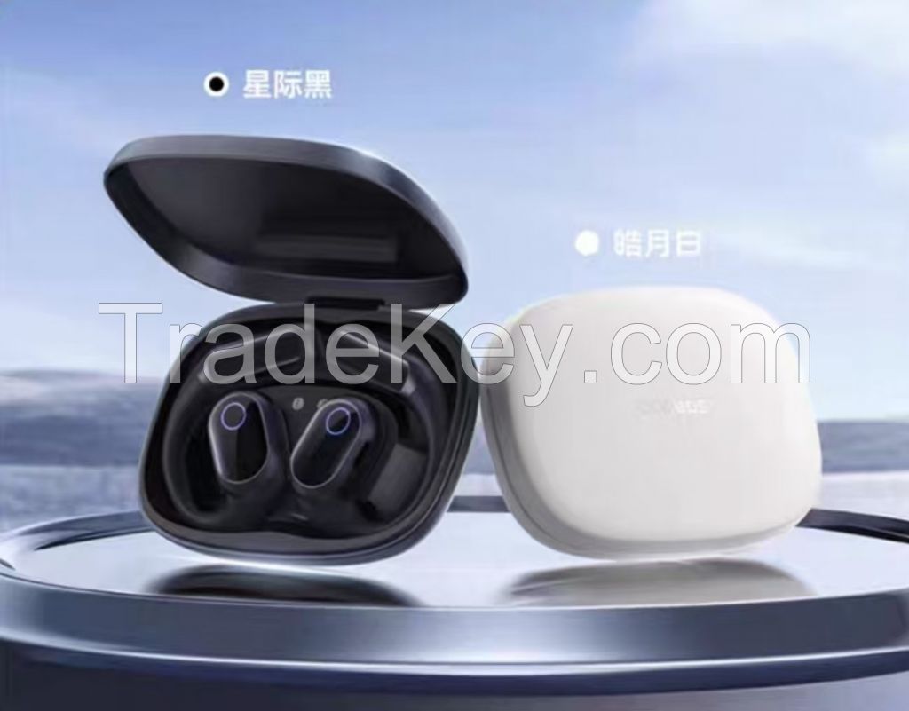 2024 Wireless Bluetooth 5.3 Earphones with Microphone, 30H Playtime, IPX7 Waterproof, Secure Hook Design for Sports/Running/Gym