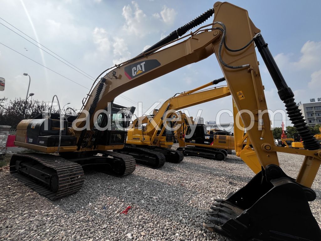 Used Caterpillar 320D Excavator Komatsu PC200 Hitachi ZX200 Original Excavator