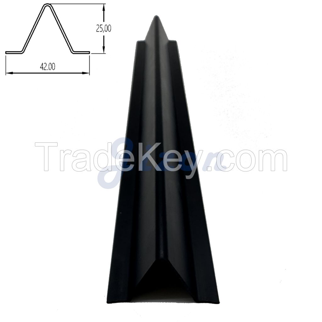 PVC Ground Crack Inducer | Expansion Joint Form for Concrete Slabs