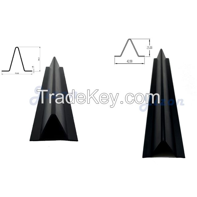 PVC Ground Crack Inducer | Expansion Joint Form for Concrete Slabs