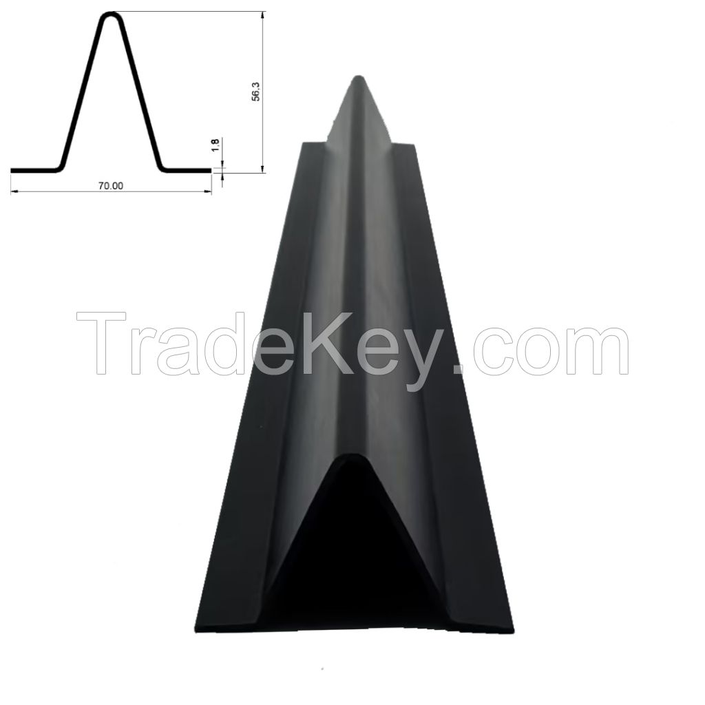 PVC Ground Crack Inducer | Expansion Joint Form for Concrete Slabs
