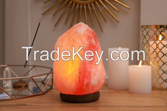 AuraSalt - Natural Himalayan Pink Salt Lamp (Hand-Carved)