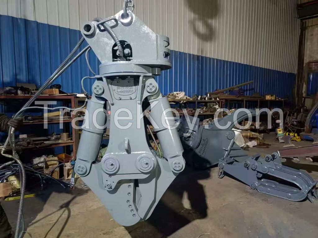 Xinpai excavator attachment twin - cylinder shear, customizable