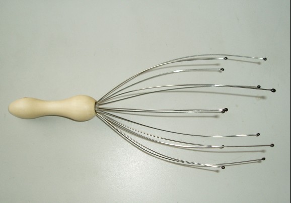 Wooden Head Massager