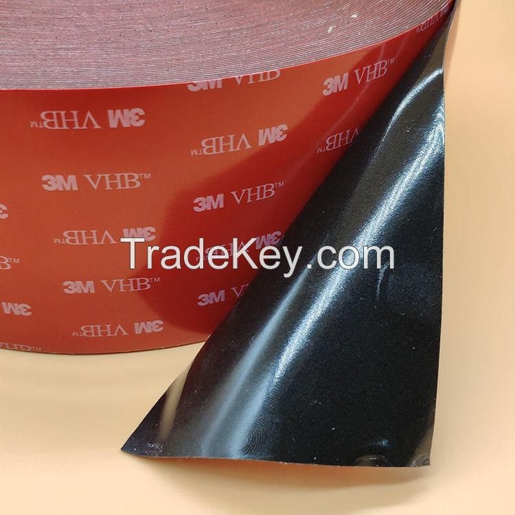 Red film black VHB double-sided tape