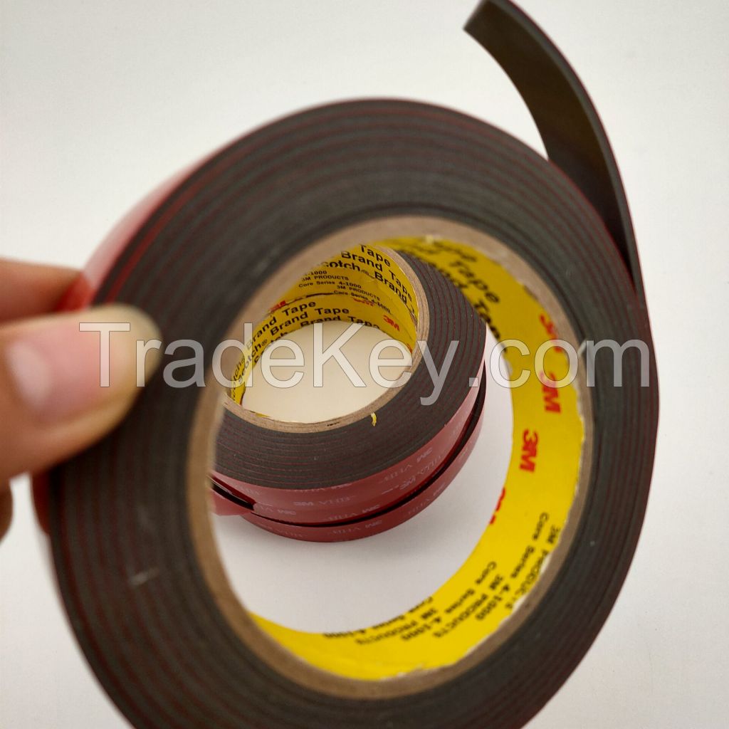 Red film black VHB double-sided tape