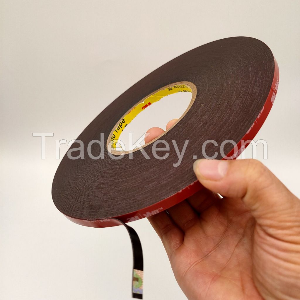 Red film black VHB double-sided tape