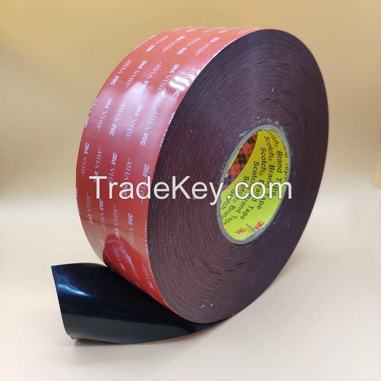 Red film black VHB double-sided tape