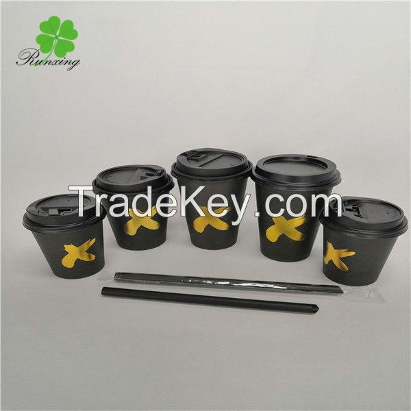 disposable take away take out 4oz 6oz 7oz 8oz 9oz 10oz 12oz 16oz 20oz 22oz double wall single wall ripple wall paper coffee cup