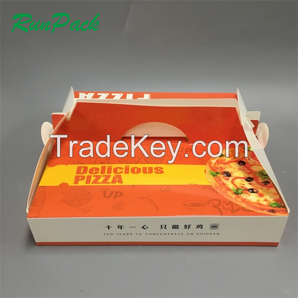 8 10 12 14 16 18 Inch Branded Recycled Standard Empty square Pizza Eco Foil Takeaway Box Poland Kraft