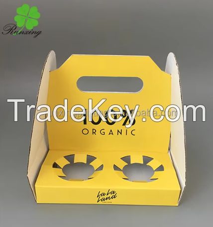 Premium Kraft Paper Food Box for Burgers Shawarma Fried Chicken Fruit Bread Packaging From China for Household Use