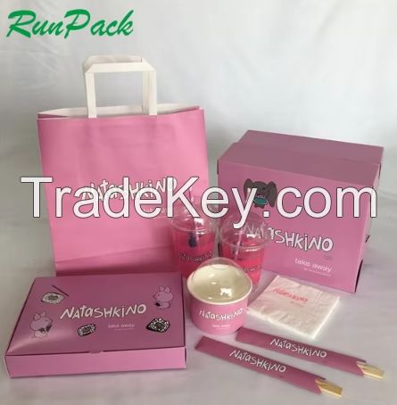 Customizable High-End Paper Handheld Bags for Gifts &amp; Accessories Digital Printed for Clothing Store Logistics