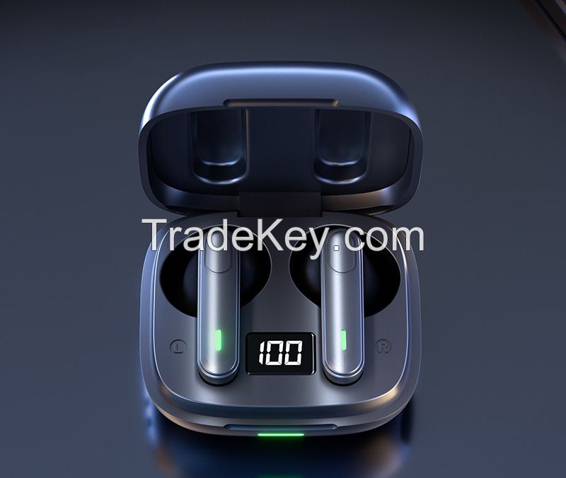 Wireless Earphone Bass Stereo Ear Buds with Noise Cancelling Mic Headphones    Bluetooth 5.3 LED Display