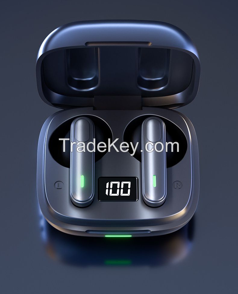 Wireless Earphone Bass Stereo Ear Buds with Noise Cancelling Mic Headphones    Bluetooth 5.3 LED Display