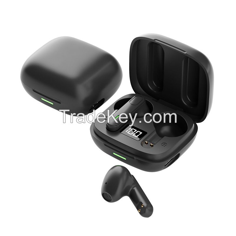 Wireless Earphone Bass Stereo Ear Buds with Noise Cancelling Mic Headphones    Bluetooth 5.3 LED Display