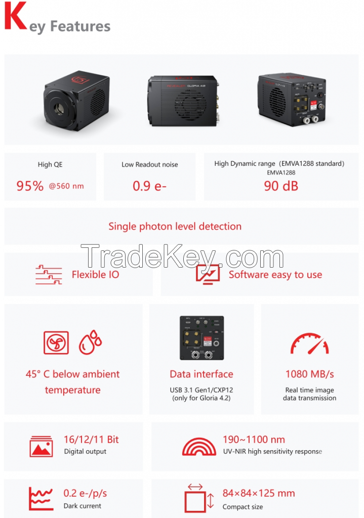 Revealer Gloria 4.2 sCMOS scientific Camera