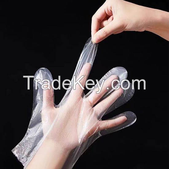 DDsafety 15+years,Polythene Household Daily Food Pharma Oil Proof Cheap High Quality Thicken PE Disposable Gloves