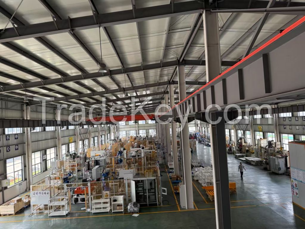 brake system pipeline joint servo presses, fully automatic production lines, fully automatic GBD packaging lines, fully automatic bending lines, seat assembly lines, sunroof screw lines, shock absorber lines, fuel tank lines, bearing assembly lines, molds