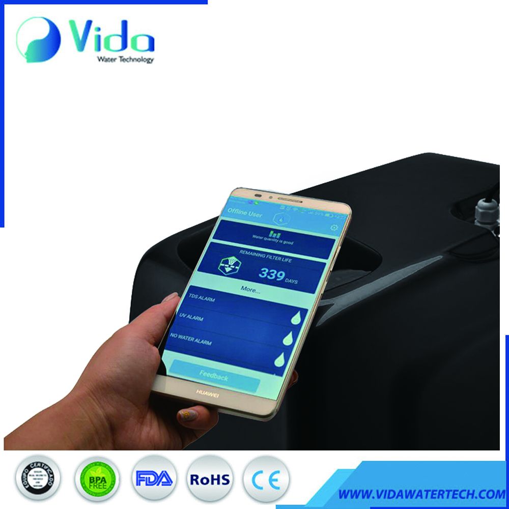 Compact and powerful RICH HYDROGEN WATER generator with the most advance reverse osmosis with UV water purifier. 