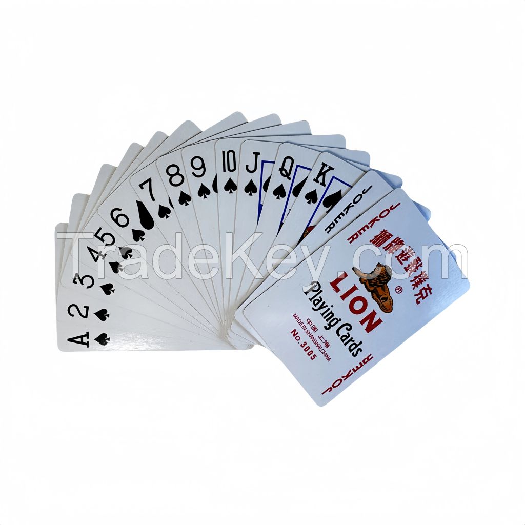 3005 LION Brand Playing Cards Shanghai China