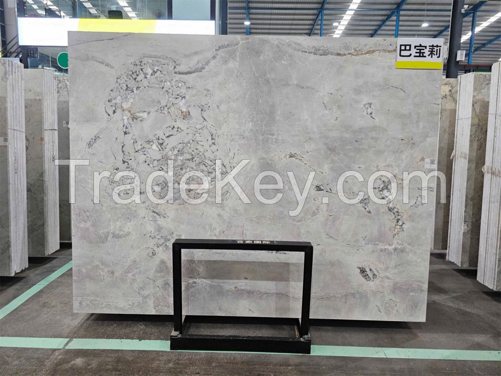 BOTON STONE Wholesale Price Natural Stone Polished Modern Flooring Tiles Dover White Marble Wall Slab
